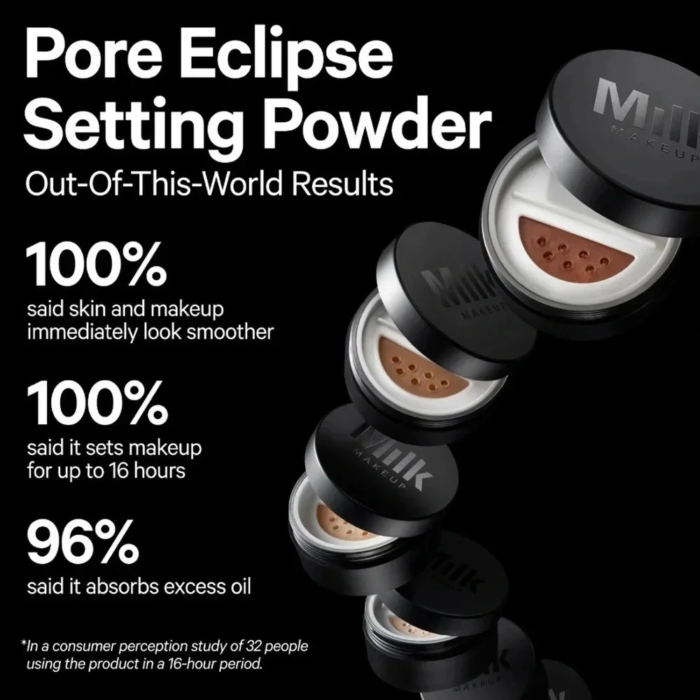 ONLY 1! MILK Makeup Pore Eclipse Matte TRANSLUCENT DEEP Setting Powder 🪞 NEW
